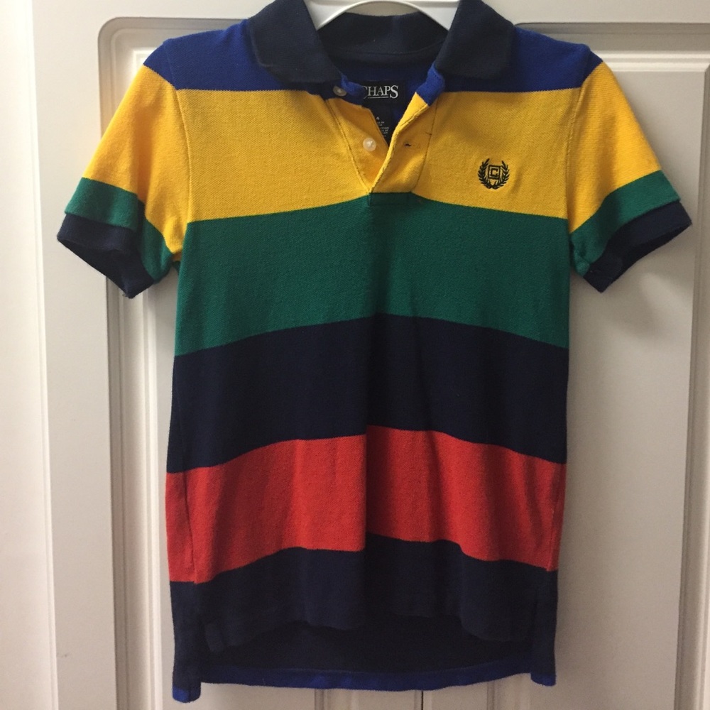 Chaps boys size 4 shirt . Non smoking home.